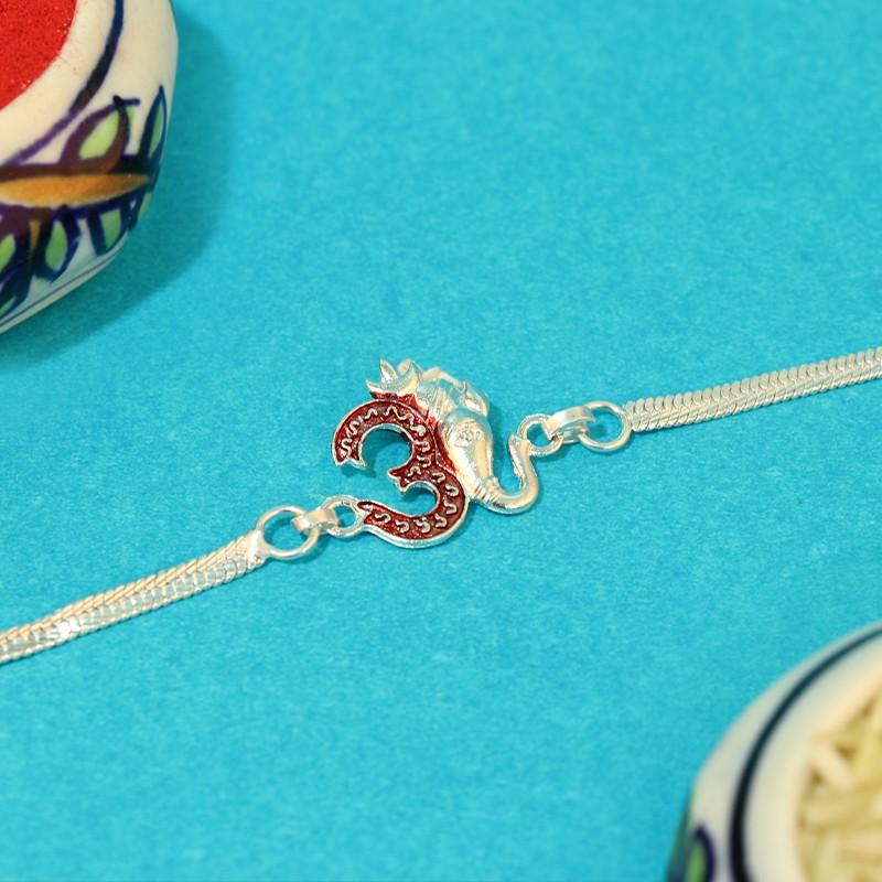Silver Rakhi