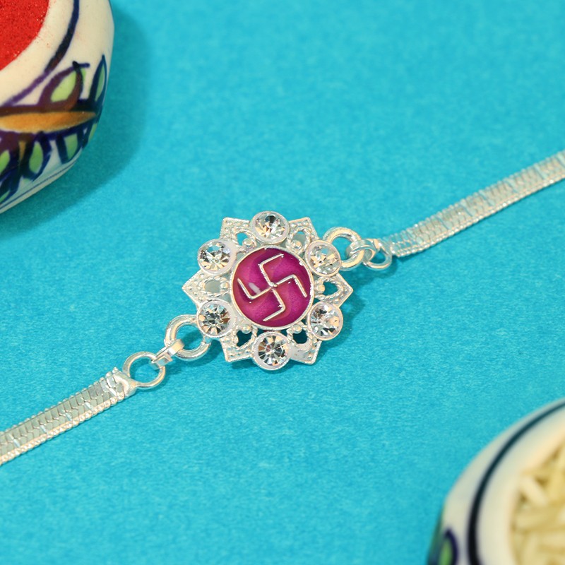 Silver Rakhi