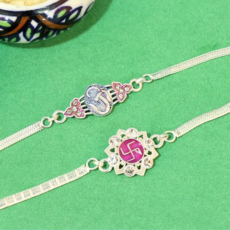 Pure Silver Rakhi