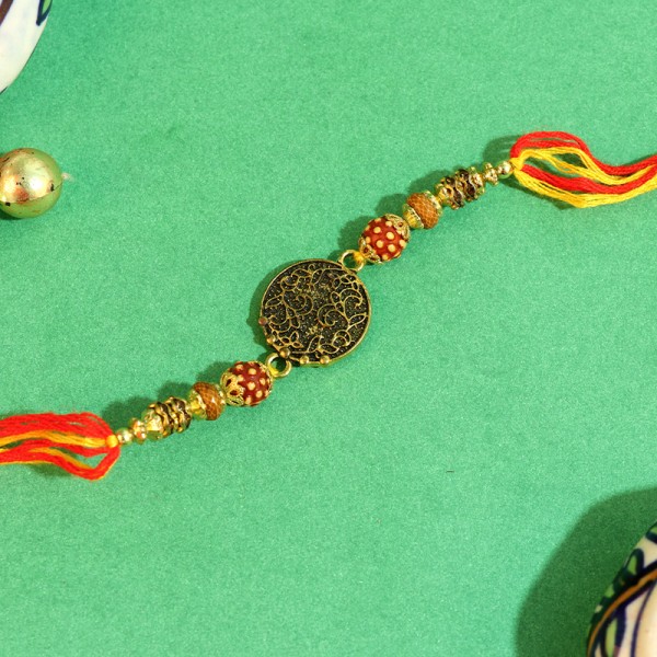 Fabulous Designer Gold Rakhi