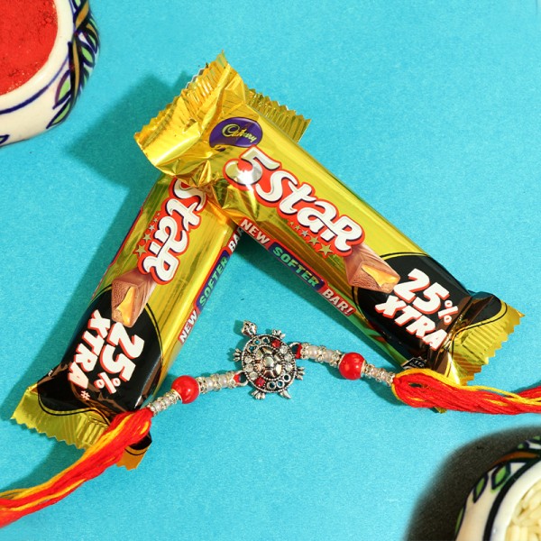 Divine Rakhi Sweet Combo Gift