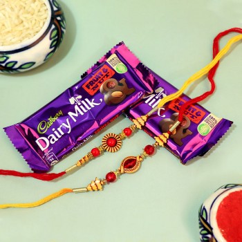 Rozy Rakhis with Chocolates