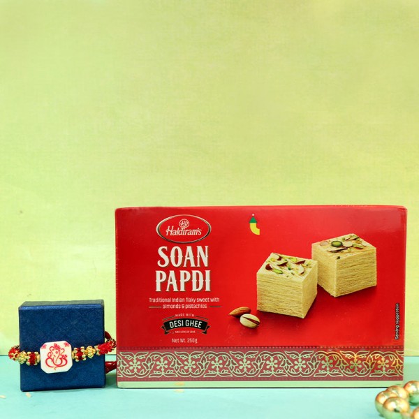 Pleasant Kundan Rakhi Combo