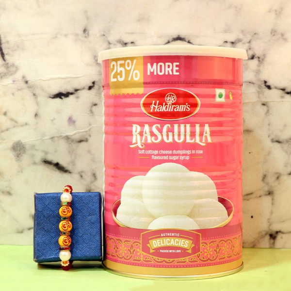 Traditional Rakhi N Rasgulla