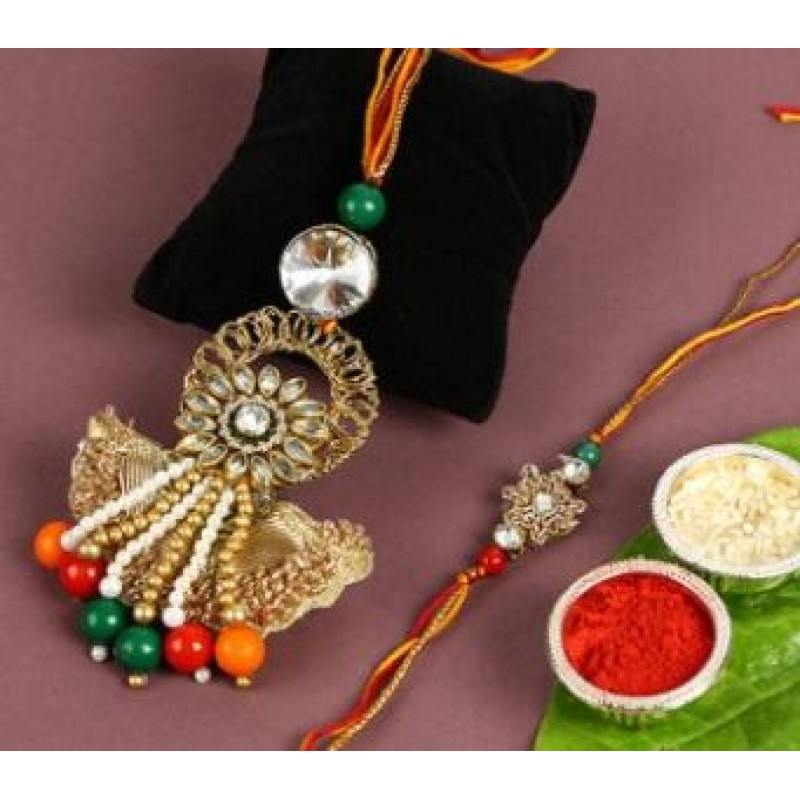 With Golden Zardosi Work