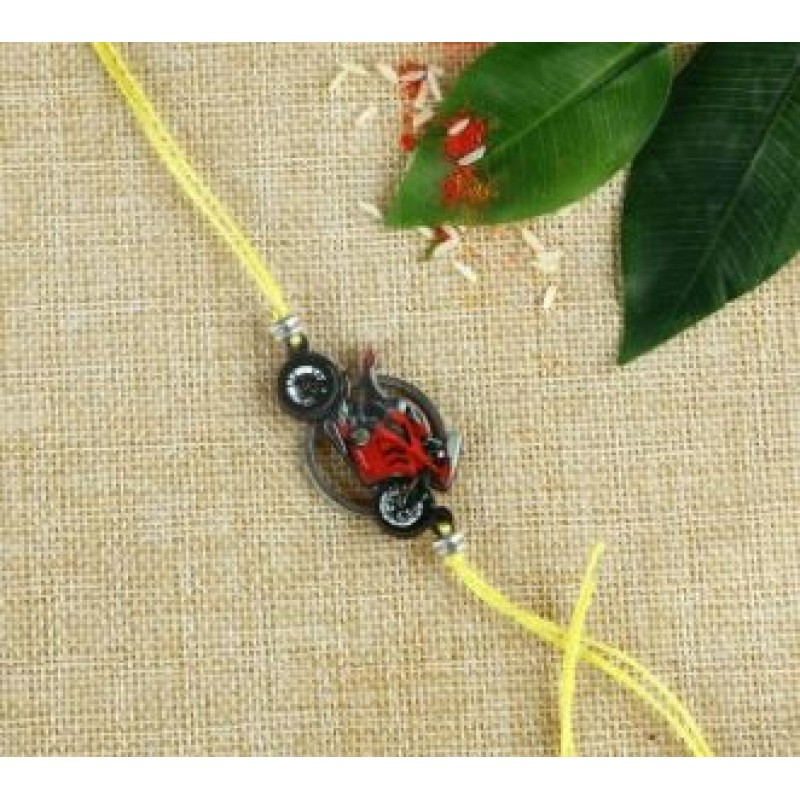 Red Bike Kid'S Rakhi