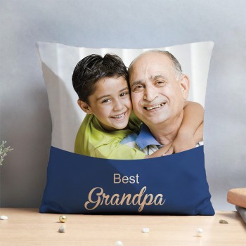 Dear Grandpa Photo Cushion