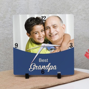 My Precious Grandpa Photo Clock