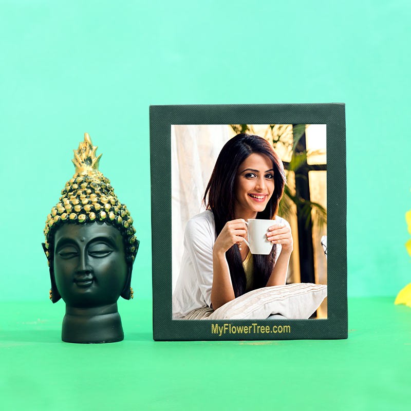 Elite Budha with Photo Frame