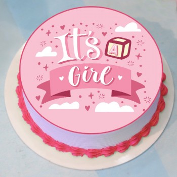 Its a Girl Stunner Cake