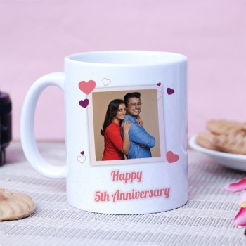 5th Anniversary Romance Mug