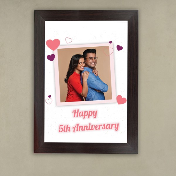 5th Anniversary Romance Frame