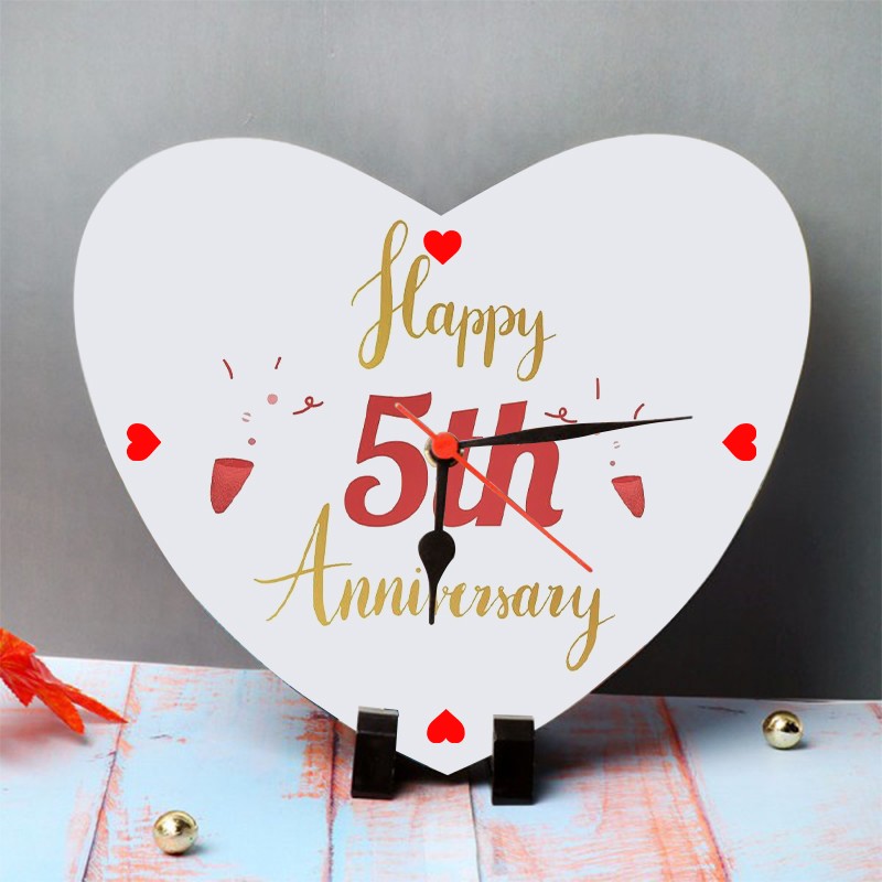 5th Anniversary Bliss Clock