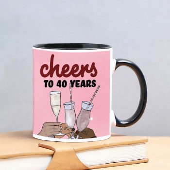 Cheers to 40th Birthday Mug