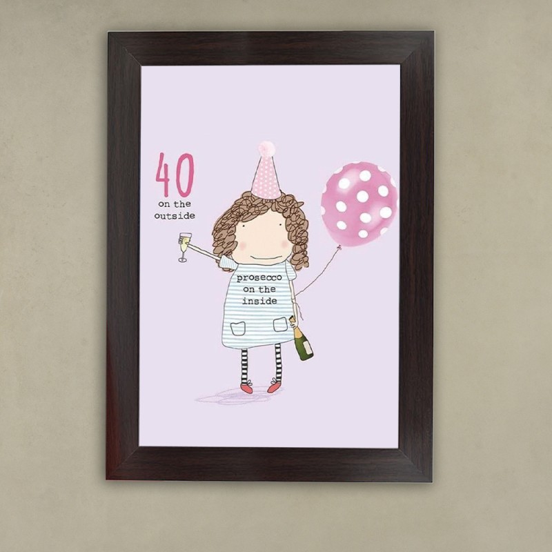 Savage 40th Birthday Frame