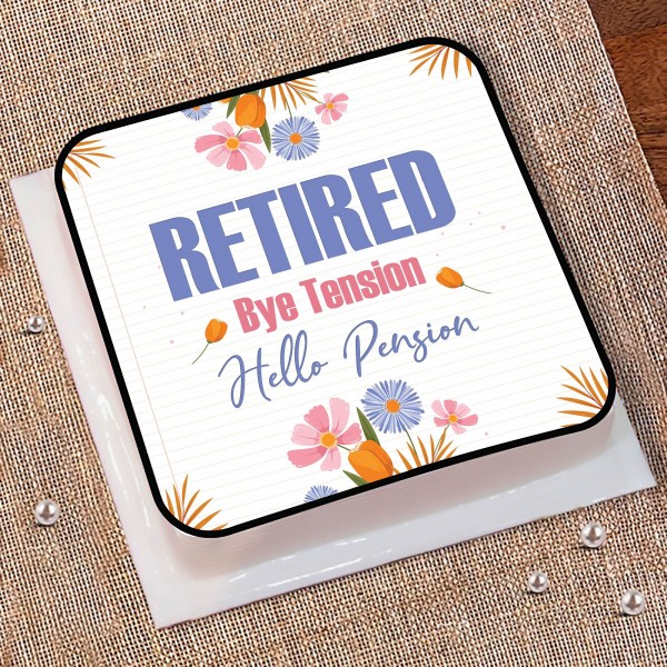 Retirement Celebration Photo Cake