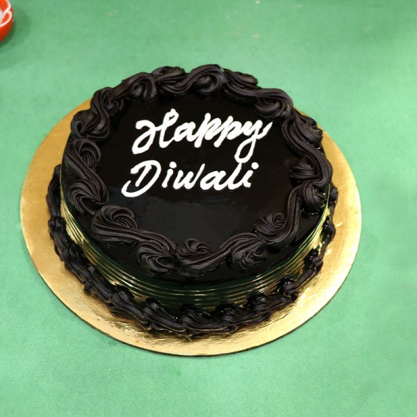 Happy Diwali Truffle Cake