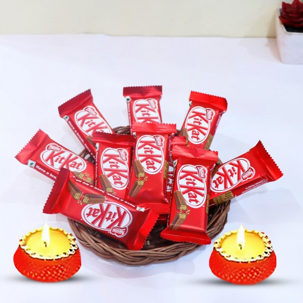 Diwali Kitkat Basket