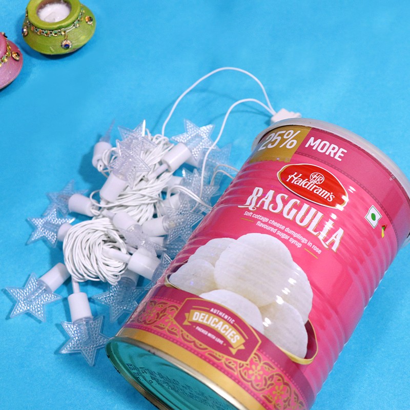 Ras Gullas with LED Lights