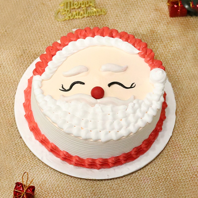 Santa Face Cake