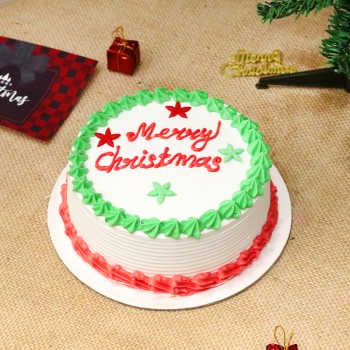 Merry Christmas Cake  Christmas Cake Ideas  Christmas Theme Cake Price  Rs 599  IndiaGiftsKart
