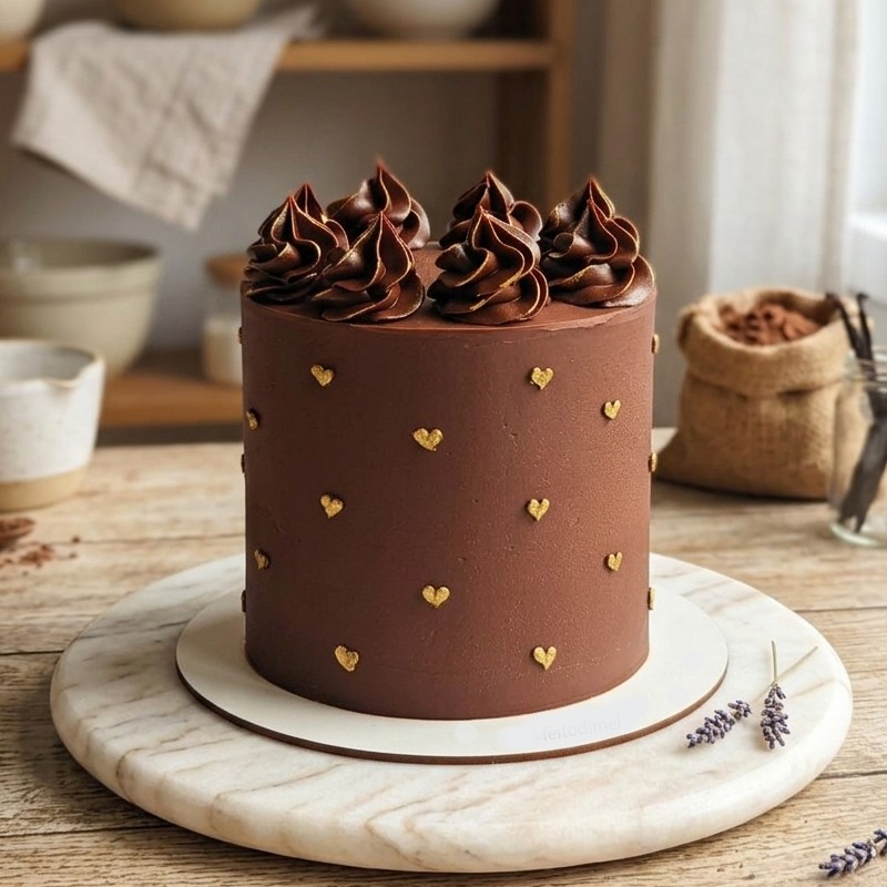 Festive Chocolate Mini Cake