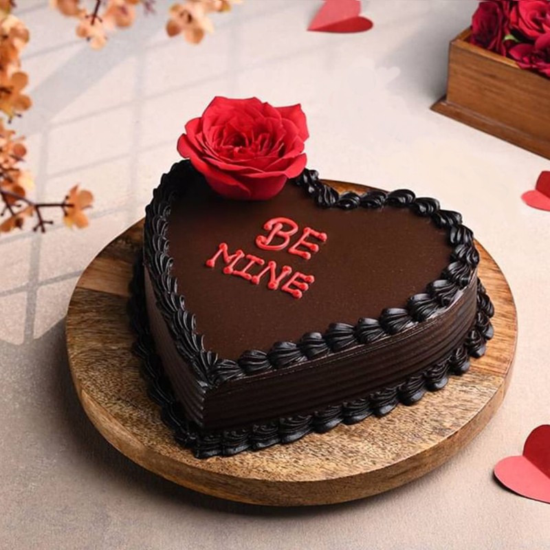 Heart Chocolate Cake