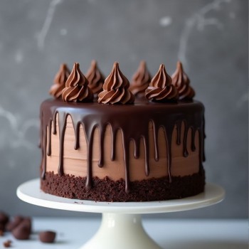Chocolate Truffle Eggless Cake