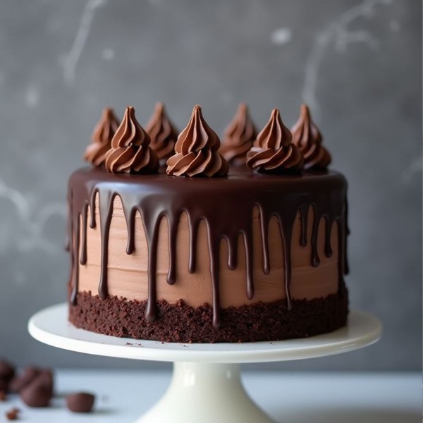Chocolate Truffle Eggless Cake
