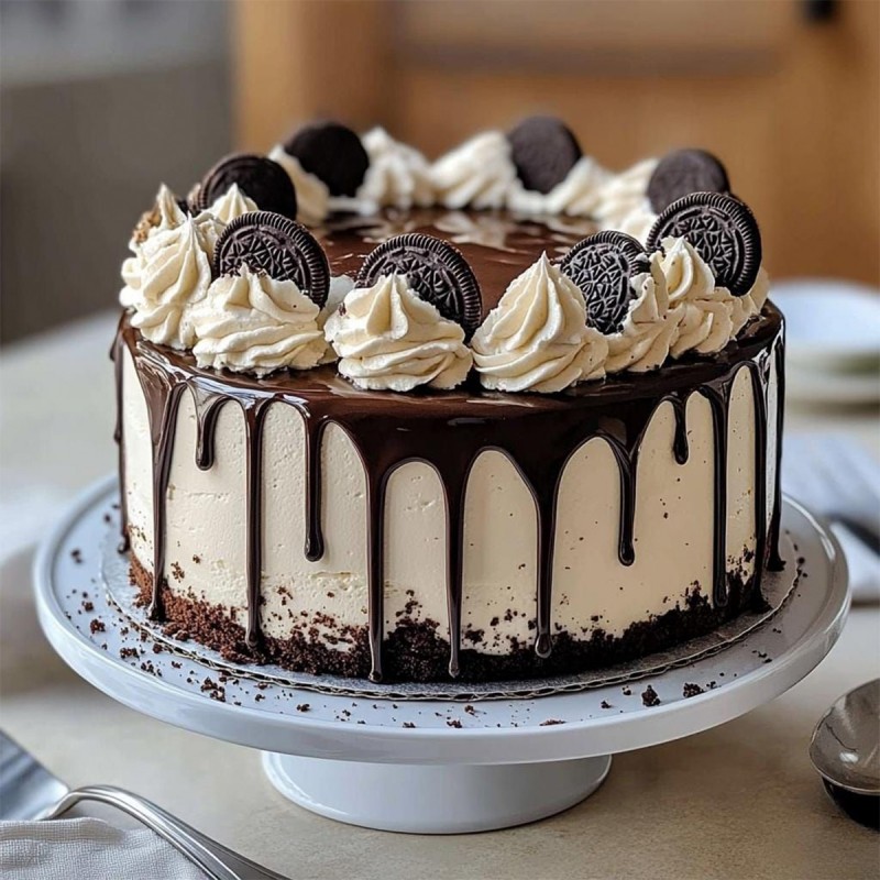 Oreo Crunch Cake