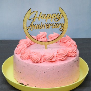 Oreo Crunch Anniversary Cake