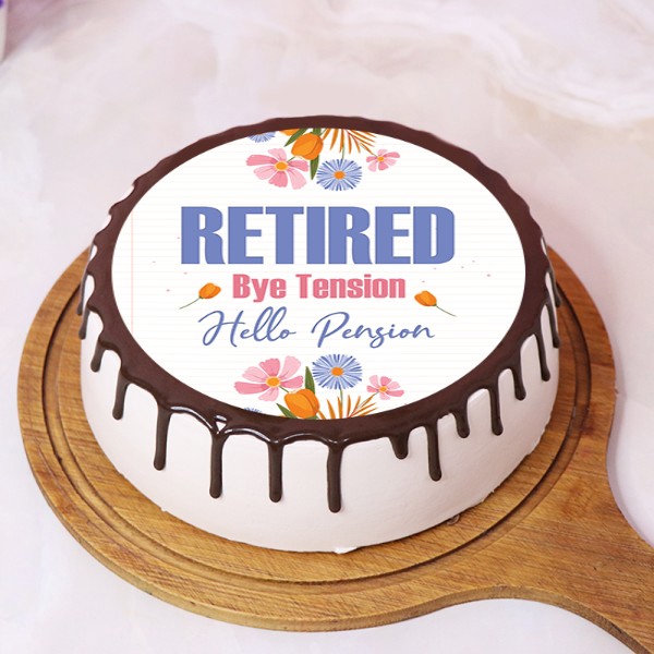 Retirement Celebration Photo Cake