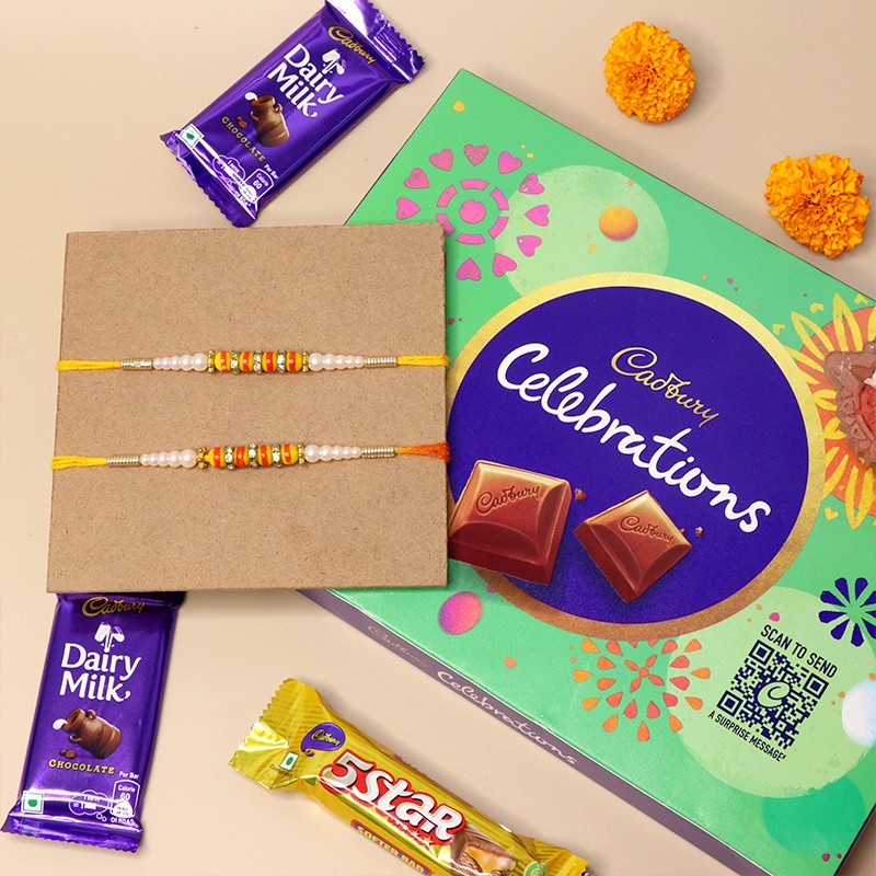 2 Pearl Rakhis N Cadbury Celebrations