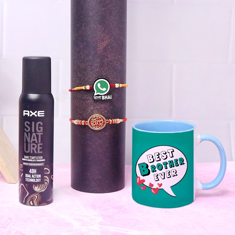 Stunning Rakhi and Cosmetics