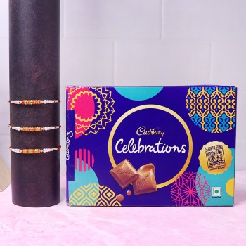 3 Pearl Rakhis N Cadbury Celebrations