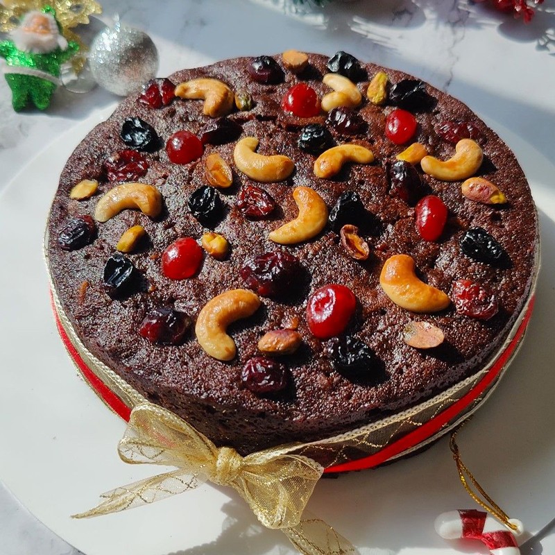 Cherry Chocolate Dry Cake