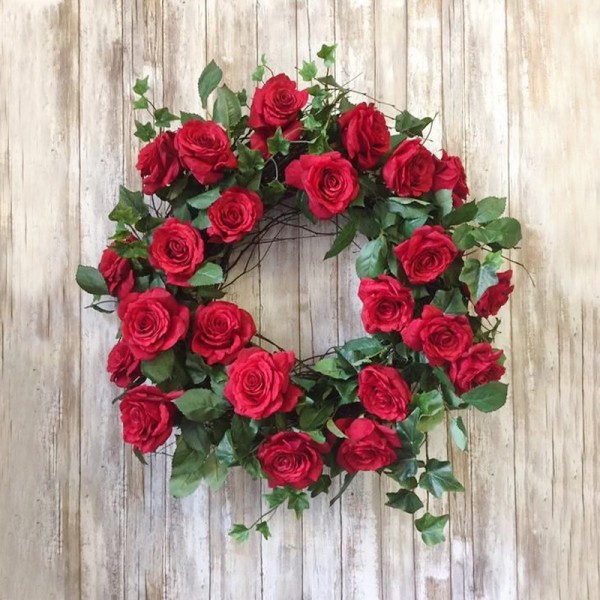 Floral Christmas Wreath