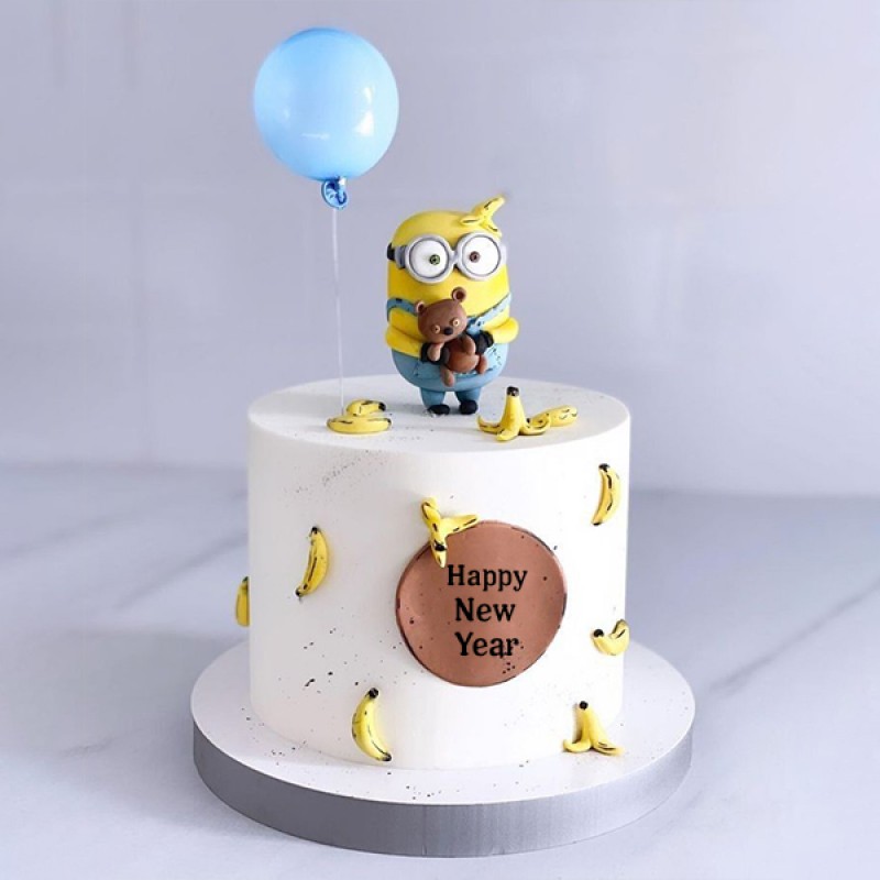 Minion New Year Cake