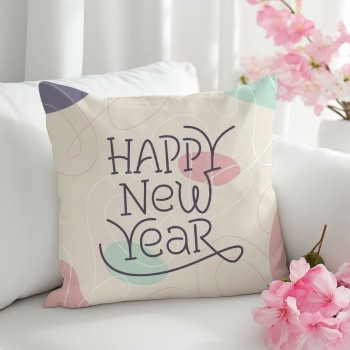 New Year Celebration Cushion