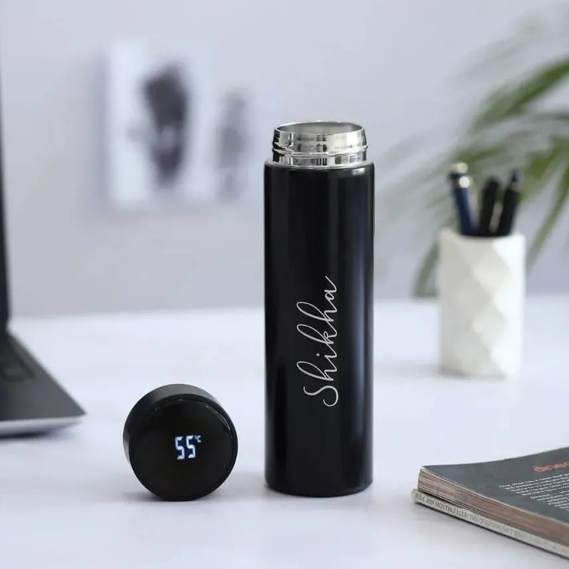 LED Temperature Display Bottle