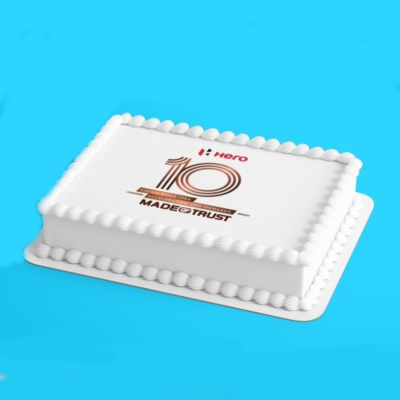 Corporate Anniversary Celebration Cake