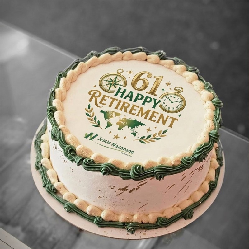 Happy Retirement Cake