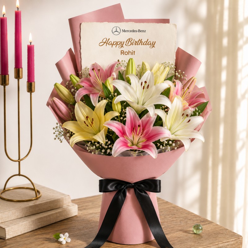 Happy Birthday Flowers for Corporate