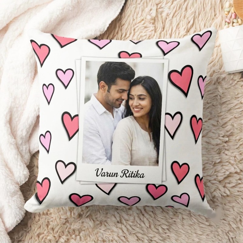 Printed Cushion for Couple