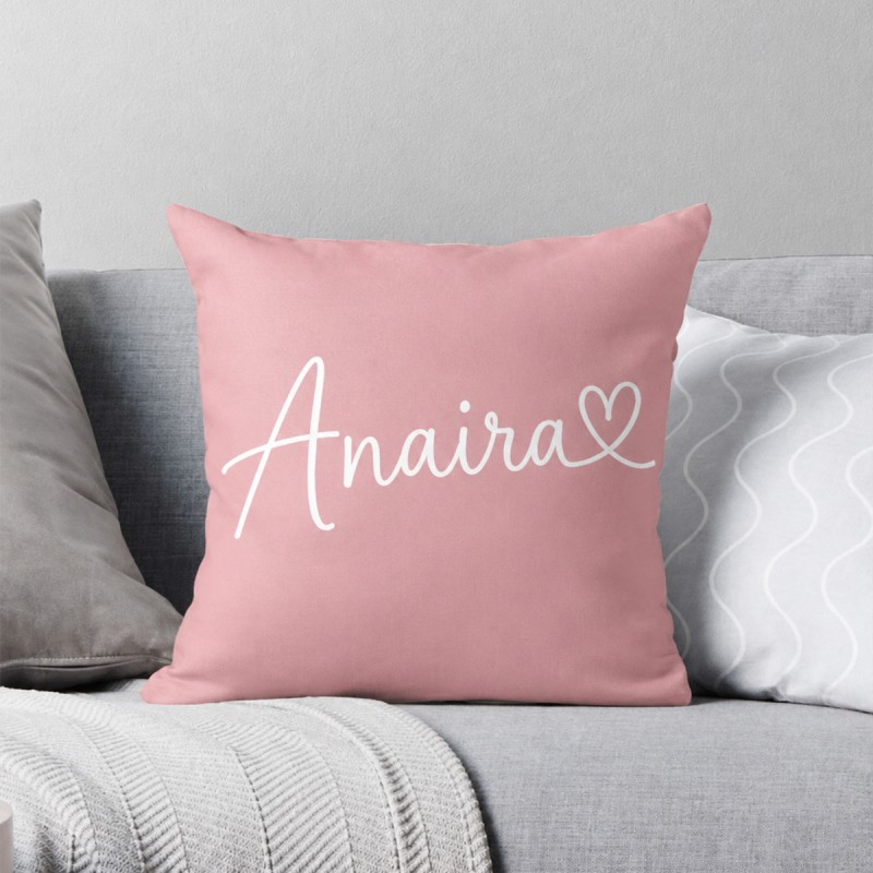 One Personalised Name Cushion