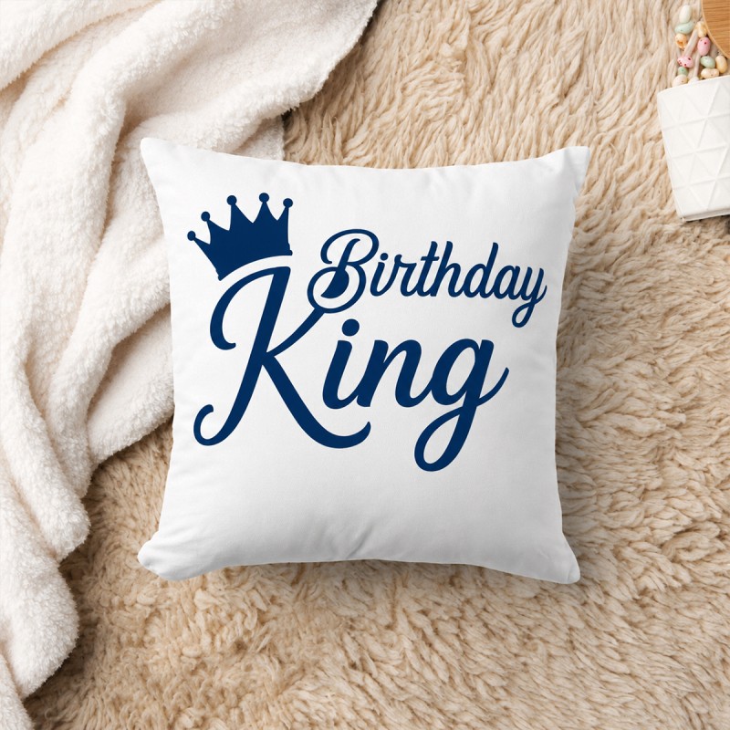 Happy Birthday King Cushion