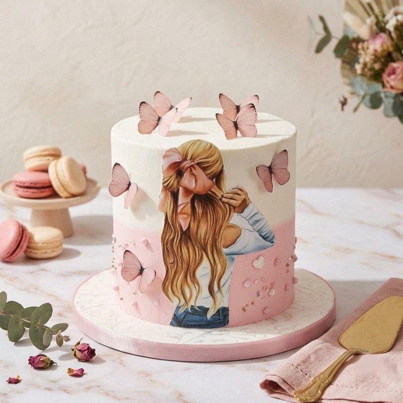 Pretty Girl Theme Cake