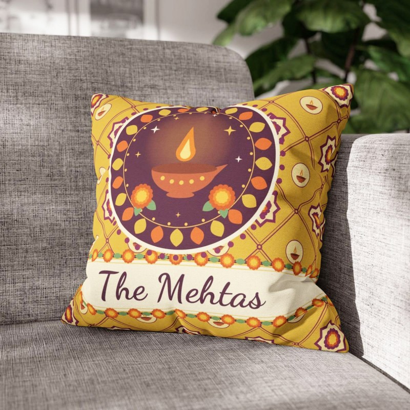Happy Diwali Personalised Cushion