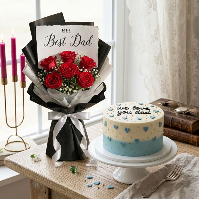 Super Dad Floral Hamper