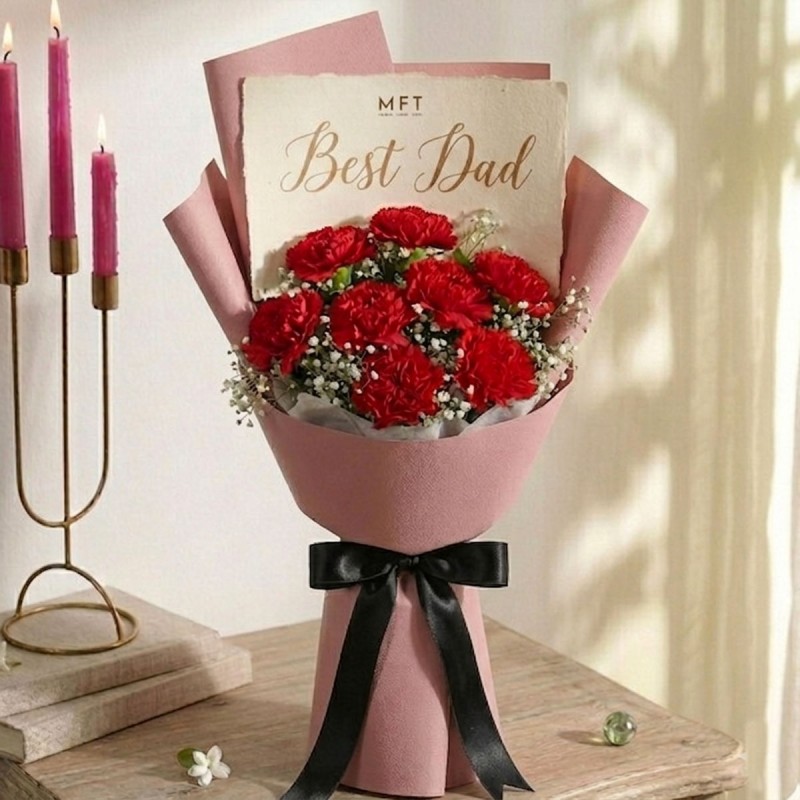 Red Carnations for Dad
